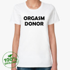 Женская футболка органик