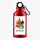 Металлическая бутылка 400 мл UV-DTF