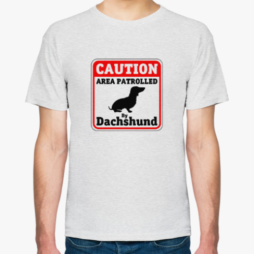 Футболка с принтом  Caution