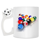 Кружка с футбольным мячиком