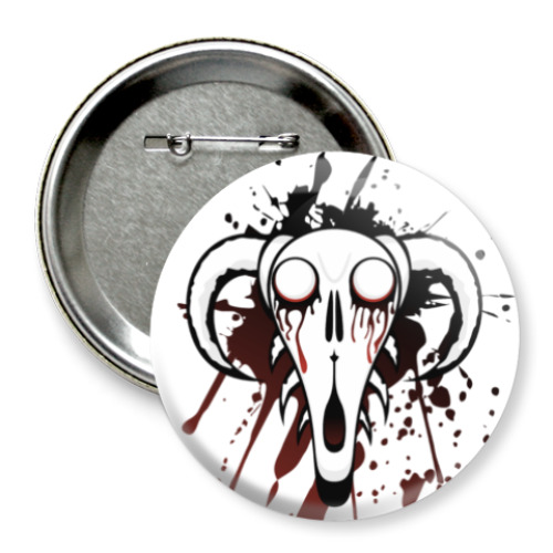 Значок 75мм с принтом Blindevil