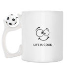 Кружка с футбольным мячиком