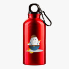 Металлическая бутылка 400 мл UV-DTF