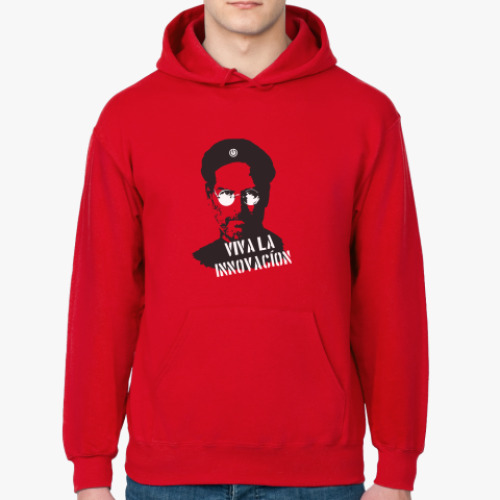 Толстовка худи с принтом Viva la Jobs!