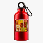 Металлическая бутылка 400 мл UV-DTF