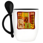 Кружка с ложкой