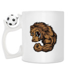 Кружка с футбольным мячиком