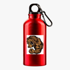 Металлическая бутылка 400 мл UV-DTF