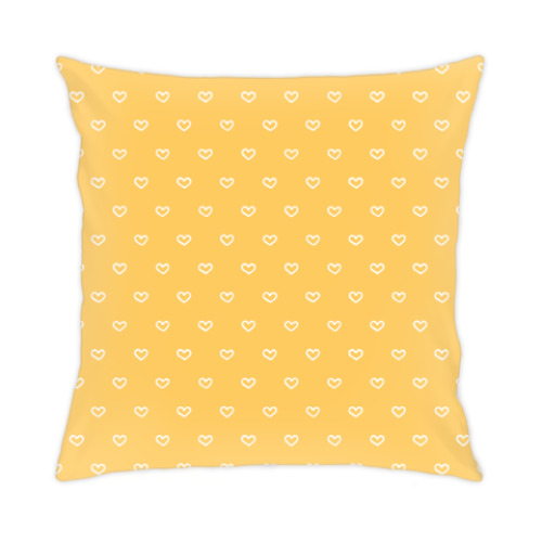 Подушка с принтом Hearts