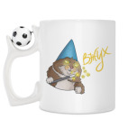 Кружка с футбольным мячиком