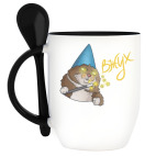 Кружка с ложкой