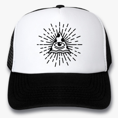 Кепка-тракер с принтом Pizza Illuminati