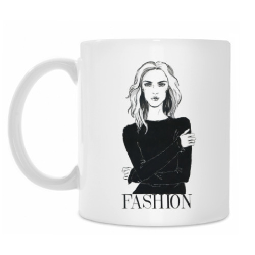 Кружка с принтом Fashion