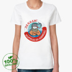 Женская футболка органик
