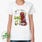 Женская футболка органик