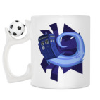 Кружка с футбольным мячиком
