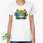 Женская футболка органик