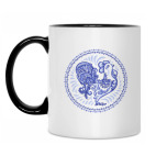 Кружка двухцветная