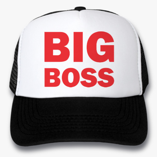 Кепка-тракер с принтом big boss