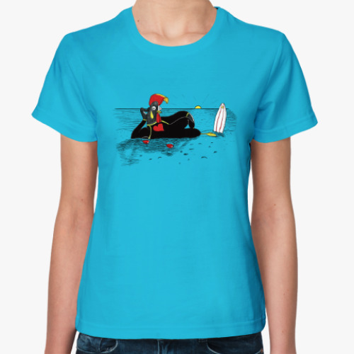 Женская футболка с принтом Португальский петух Барселуш