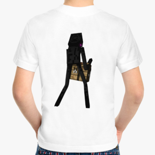 Детская футболка с принтом Minecraft мир: Странник Края