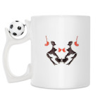 Кружка с футбольным мячиком