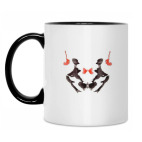 Кружка двухцветная