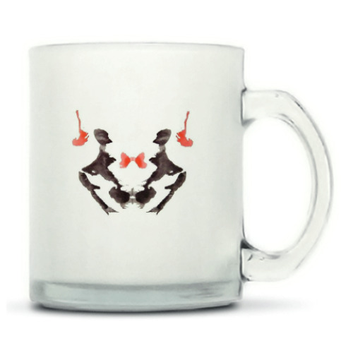 Кружка матовая с принтом Rorschach