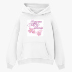 Толстовка худи оверсайз