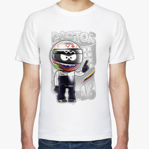 Футболка с принтом Pastor № 16