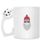 Кружка с футбольным мячиком