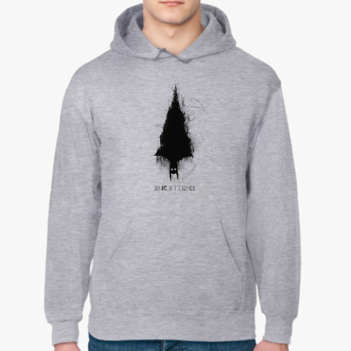 Толстовка худи с принтом Герой-монстр