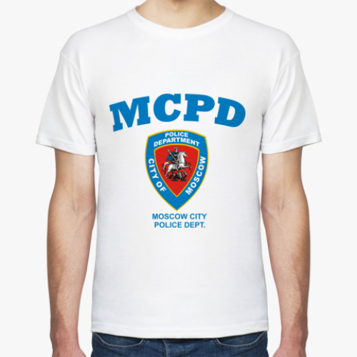 Футболка с принтом MCPD