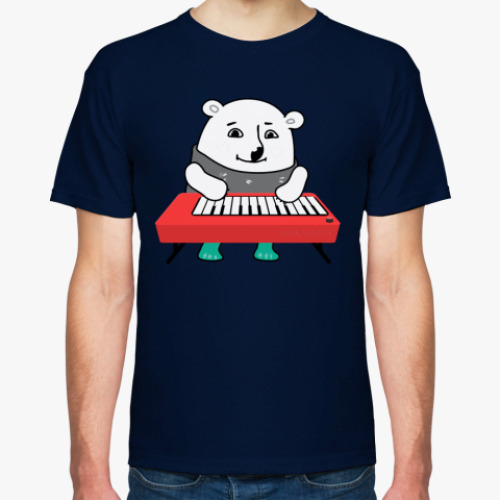 Футболка с принтом Yesterday. Медвежонок Арктика.