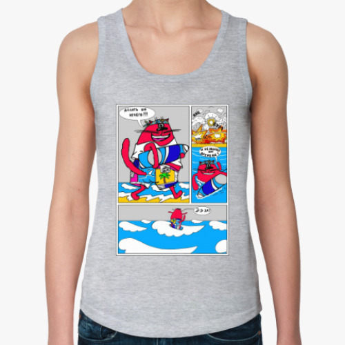 Женская майка с принтом Мы за мир!