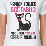 Черной кошке все равно что о ней думают серые мыши
