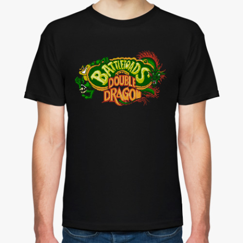 Футболка с принтом Battletoads & Double Dragon