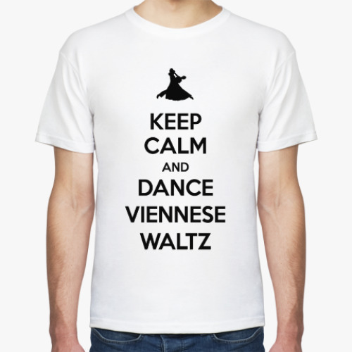 Футболка с принтом Keep Calm And Dance Viennese Waltz