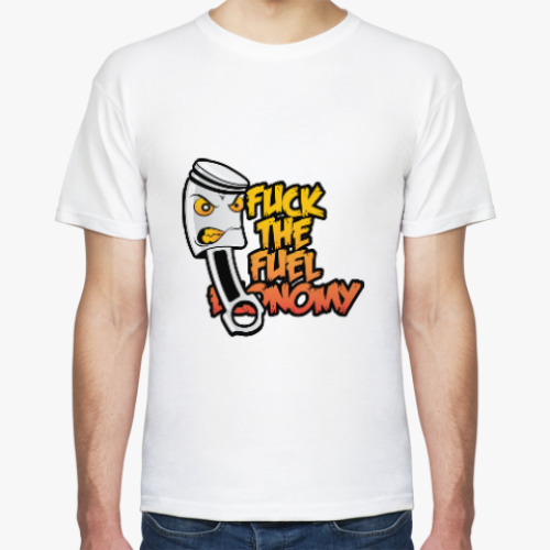 Футболка с принтом Fuck The Fuel Economy