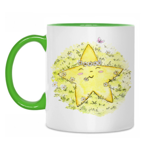 Кружка с принтом Звезда