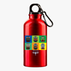 Металлическая бутылка 400 мл UV-DTF