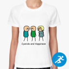 Женская спортивная футболка