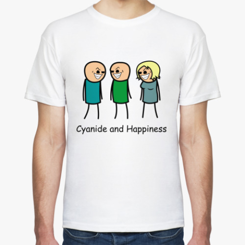 Футболка с принтом Cyanide & Happines