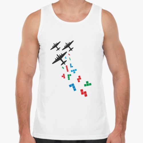 Майка с принтом  Tetris