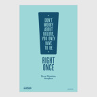 Don't worry about failure