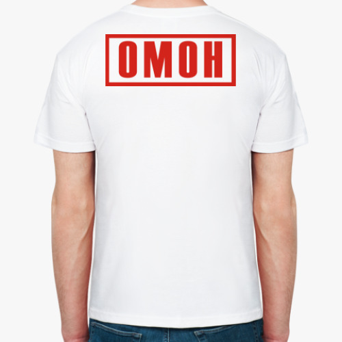 Футболка с принтом ОМОН