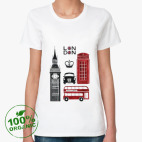 Женская футболка органик