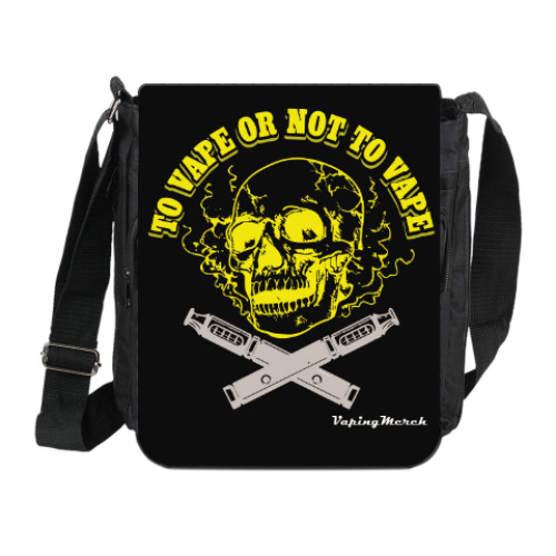 Сумка на плечо (мини-планшет) с принтом To Vape Or Not To Vape