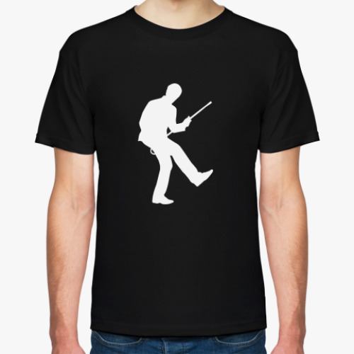 Футболка с принтом  Хаус-Силуэт