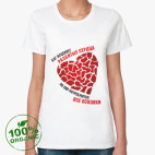 Женская футболка органик